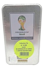 Panini Calcio Mondiali 2014 Adrenalyn XL Trading Cards-Tin Box con 48 Cards+Limited