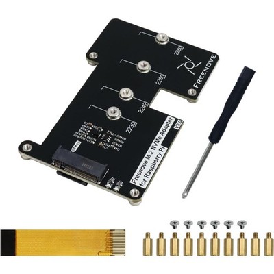 M.2 NVMe Adapter V2 für Raspberry Pi 5 - PCIe 2.0/3.0, Max. Geschwindigkeit 1...