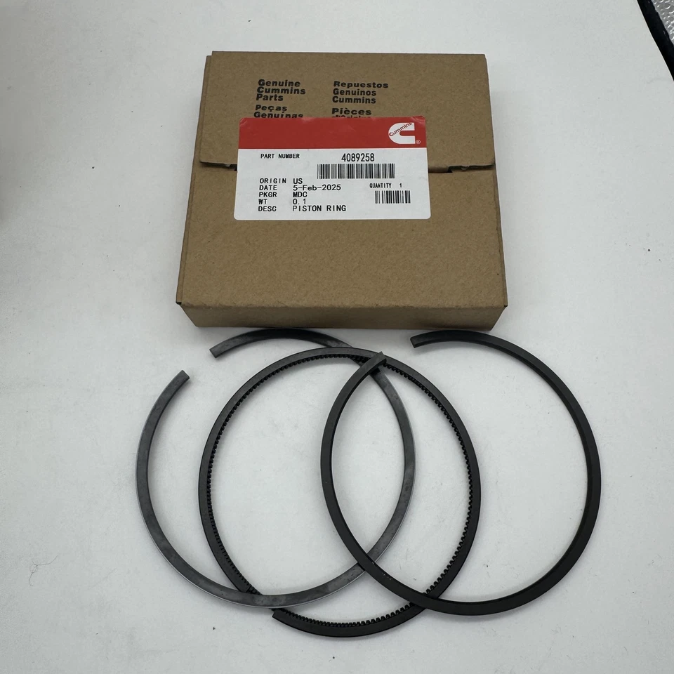 Juego de pistón + anillo 4089259 para Cummins Dodge Ram 5,9 L 24 V STD ISB B5,9 B3,9 QSB Foto 2 de 4