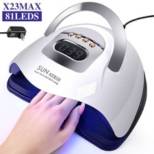 SUN X23MAX 81LED UV Lamp for Nails Drying Quick Curing All Gel Nail Polish Profe