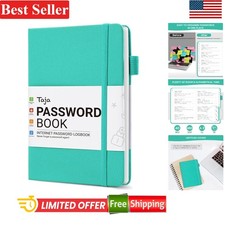 Elegant Password Notebook for Seniors - 136 Pages for Secure Password Management