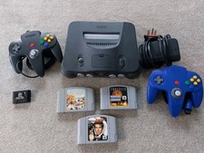 Nintendo 64 Console & 3 Games