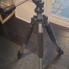 Universal Fit Camera Tripod w/ Pan/Tilt Head Pan Handle for Cameras
