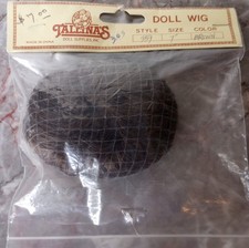 Doll Wig NOS Tallina's Brown Style 959 Size 7 Short Bob Baby Style