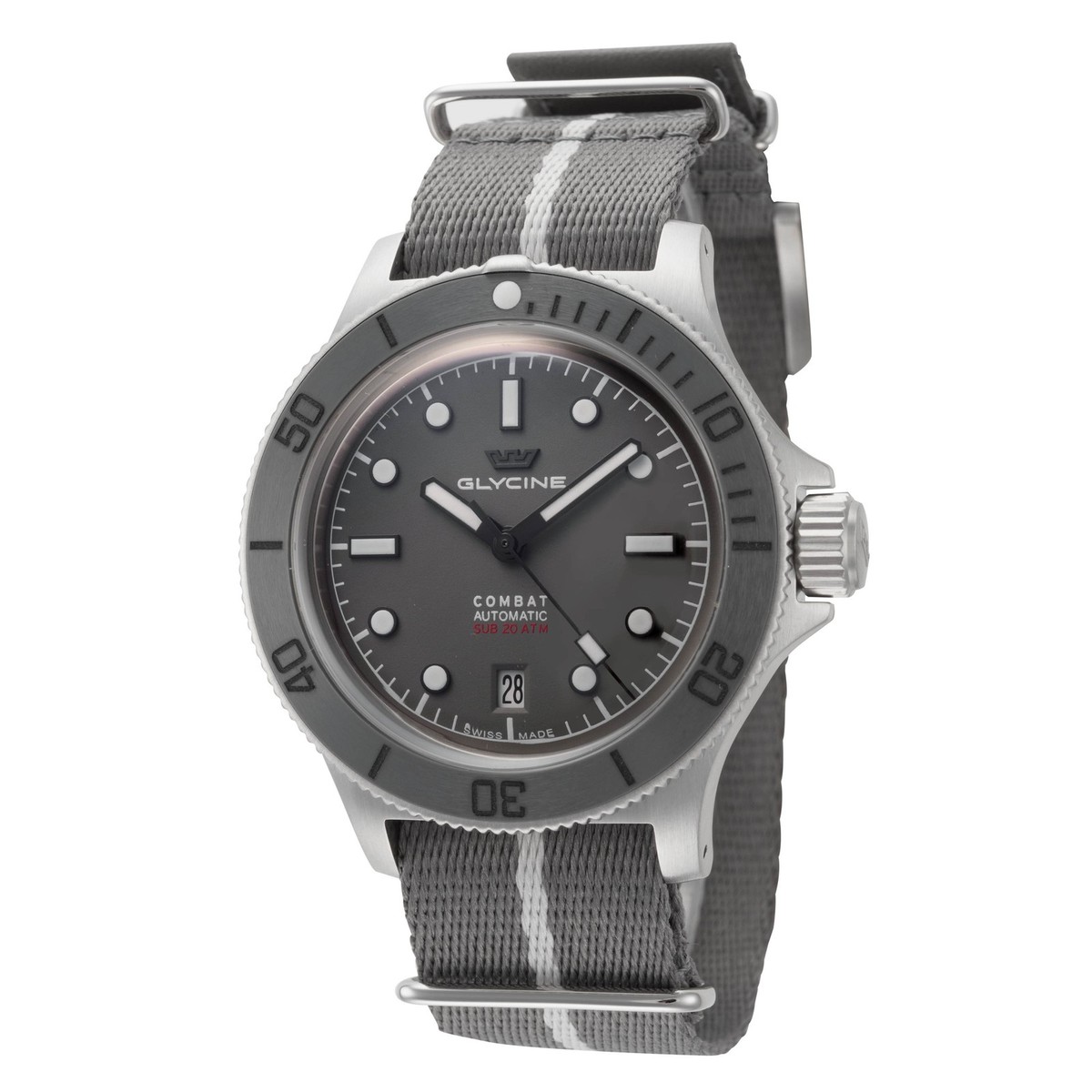 Glycine Men's Combat Sub Box Ceramic 41mm Automatic Watch GL0526