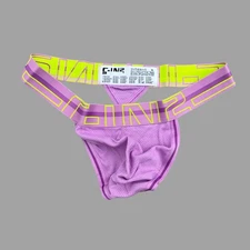 C-IN2 men Piero pink Zen cotton rayon mesh classic Thong G-string underwear