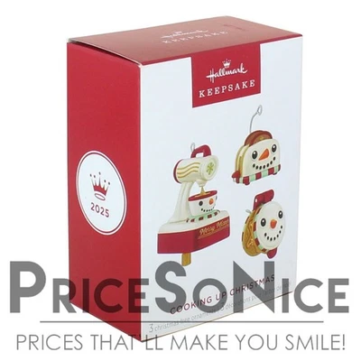 Hallmark Keepsake Ornament 2025 Mini Cooking Up Christmas Ornaments, Set of 3