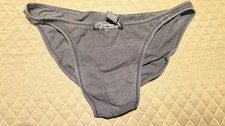 Papi Men  s Bikini Brief Underwear Black Size Medium Cotton Stretch Low Rise