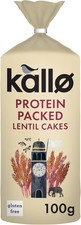 Image of Kallo Protein Packed Lentil Cakes, Low Fat Healthy Snacks, Vegan & Coeliac