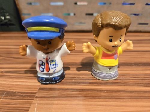 Fisher-Price Little People Flugzeug Pilot und Schuljunge