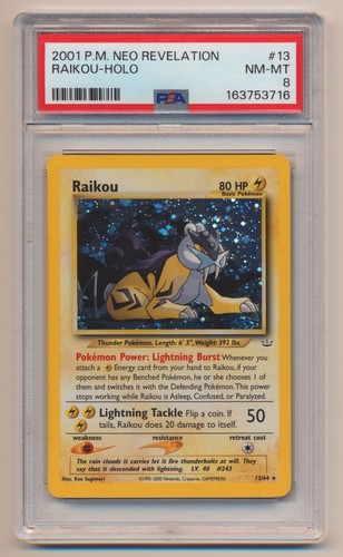 Raikou (Unlimited) graded PSA 8 for sale on eBay