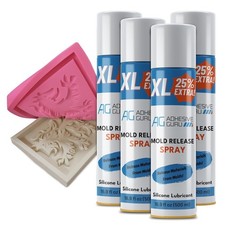 Silicone Mold Release Spray 4x16.9 fl oz / 500ml Release Agent for Epoxy Re...