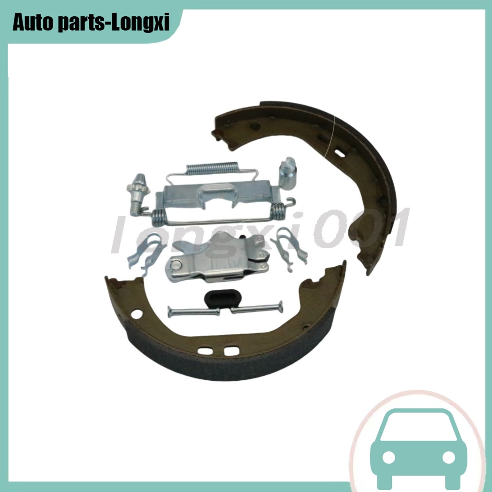 Parking Brake Shoes & Accessory Fastener Kits Fit Maserati Ghibli Quattroporte/