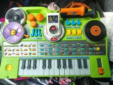 VTech Kidi Jamz DJ Music Studio Keyboard Interactive Mic And MP3 Player Green