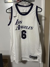 Los Angeles Lakers LeBron James 6 22/23 City Edition Swingman Youth XL Jersey