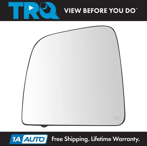 TRQ Left Upper Mirror Glass Fits 14-23 Ram ProMaster 1500
