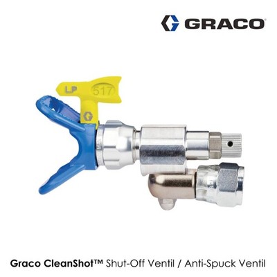 Graco CleanShot Shut-Off Ventil Drehgelenk Kniegelenk für Airless Lanze 287030