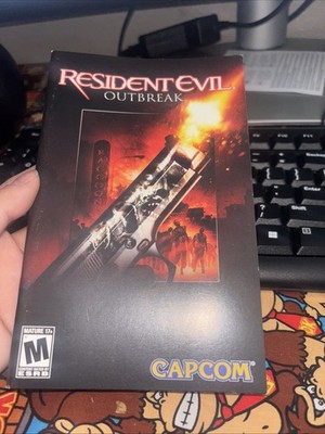 Resident Evil Outbreak - Sony Playstation 2 PS2 - Manual Only