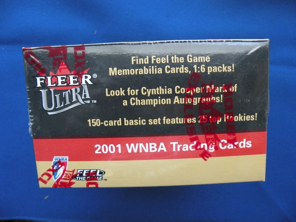 2001 Fleer Ultra WNBA trading cards 24 packs sealed box - Image 3 of 4
