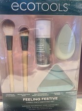 EcoTools Feeling Festive 5-PC Face Essentials Brush Set NEW