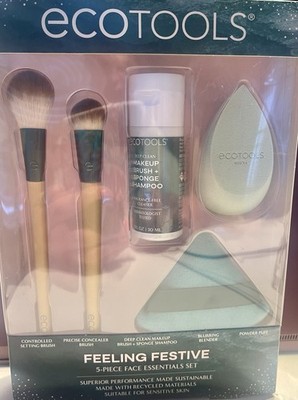 Eco Tools: Feeling Festive 5-PC Face Essentials Set -Brand New In Box