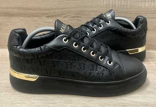 Mallet GRFTR Stitch Low Men’s Black Leather Shoes Trainers (UK Size 8) RRP £185 - Picture 4 of 18