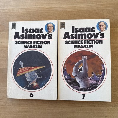 2x Isaac Asimov Heyne Magazin, Bd. 6 + 7  SF Stories u.a. Steve Perry Tanith Lee