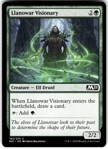 Llanowar Visionary 193 Core Set 2021 M21 Common