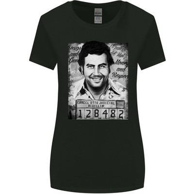 Pablo Escobar Mug Shot Damen Weit Geschnittenes T-Shirt