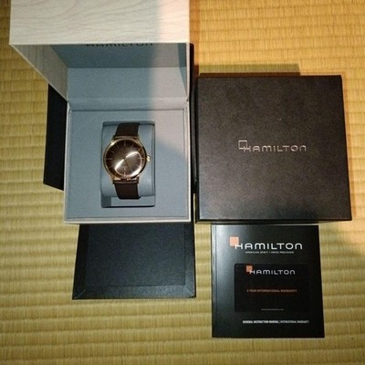 Hamilton IntraMatic Automatik 42mm Edelstahl Rose PVD Kalbsleder