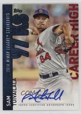 2015 Topps Career High Auto Sam Tuivailala #CH-ST Auto 10j2