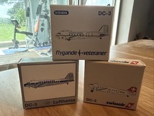 SCHABAK,  Three DC3 1:600 Lufthansa, Swissair, Flygande veteraner, Mint