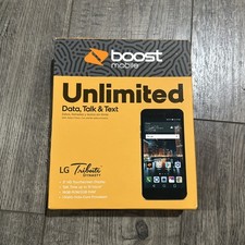 New Factory Sealed LG Tribute Dynasty Champagne 16GB Boost Mobile 4G LTE Prepaid