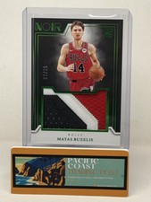 2024-25 Panini Noir - MATAS BUZELIS #RJM-BUZ - Tri-Color Green Rookie Patch-7/25