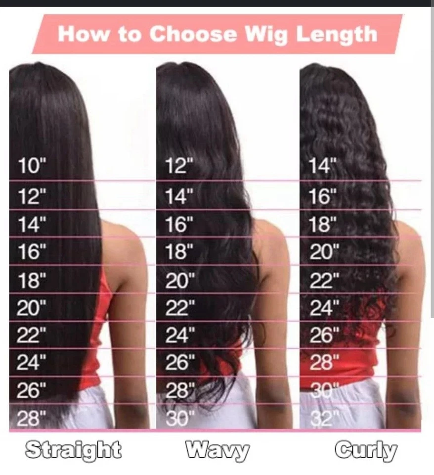34Inch Brown/Black Bang Wig Human Hair 200 Density pre Customized Ready To Wear - Image 3 of 3