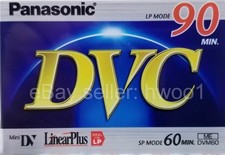 Panasonic AY-DVM60FF Mini DV Tape 60/90 Min Digital Video Cassette- SEALED Japan