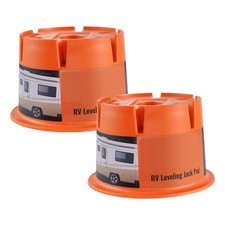 2-pack Trailer Jack Blocks 2000lbs Rv Travel Accessories Stabilizer Stands