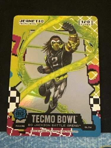 Bo Jackson Battle Arena Tecmo Jeanetic 80s Rad Glow Ashton Jeanty RD236