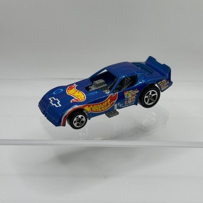 U*y様 ホットウィール ヘルズデプト　hotwheels corvette Hot Wheels Chevrolet Corvette Car Blue Flip Top Diecast 1977