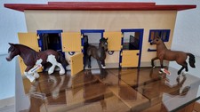 Schleich 40164 - Pferdestall mit 6 Pferden - Rarität und Sammlerstück - NEU