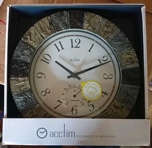 Acctim Bowfell Wall Clock Outdoor & Indoor As seen in John Lewis Weather proof - Picture 5 of 9