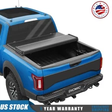 NEW Bed Frp Hard Solid 8Ft Tonneau Cover For Silverado 2014-2018 Sierra