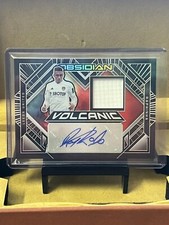 Raphinha Panini Obsidian 21-22 Volcanic Match Worn Patch Auto 1/6 1/1 EBAY