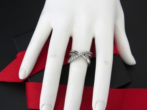 David Yurman Classic Ring Crossover Pave Diamond