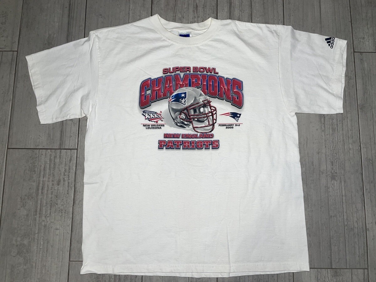 ビンテージ　New England Patriots 12番 ユニフォーム L New England Patriots Super Bowl XXXVI Champions NFL 2002 T