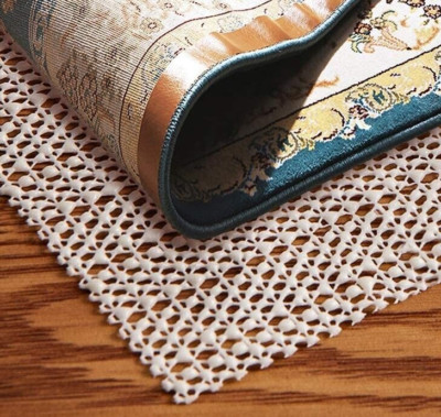 Lot of 2 Non Slip Area Rug Pad Gripper 2x3 Strong Grip Carpet pad for Area Rugs