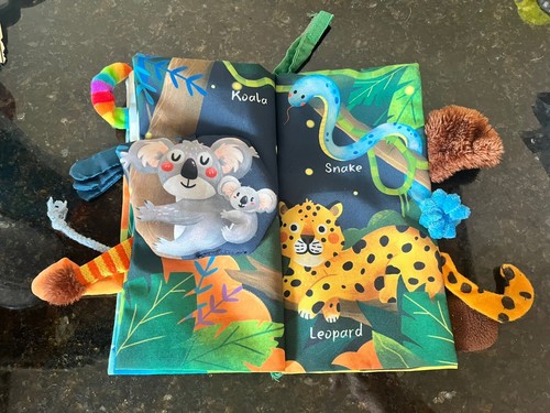 2 Baby Books 0-6 Months,Infant Tummy Time Toys High Contrast Sensory Baby Toys 6 - Picture 5 of 12