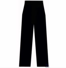 Capezio 5150 Adult Small 4-6 Black Velvet Jazz Pants
