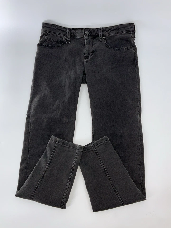 Pantalones de mezclilla ajustados al tobillo Burberry Brit Westbourne 31x29 para mujer gris pavo YGI W4-113 Foto 2 de 4