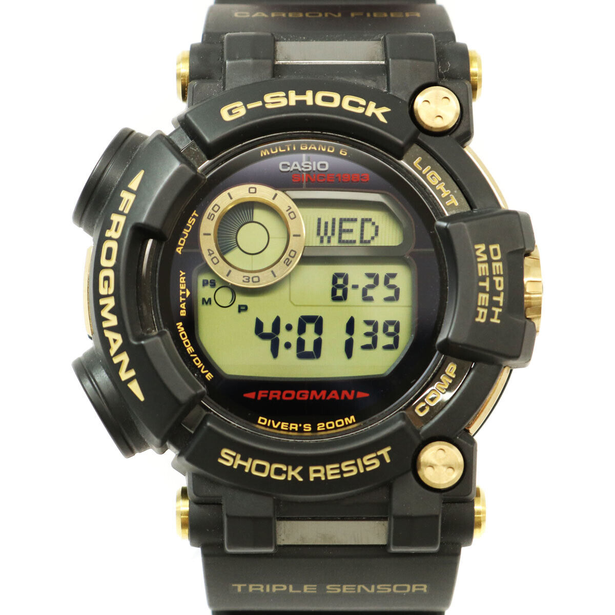 CASIO G-SHOCK GWF-D1035B-1JR Frogman 35th Solar Radio Quartz Watch Excellent